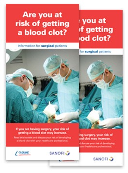 Blood clot risk brochure